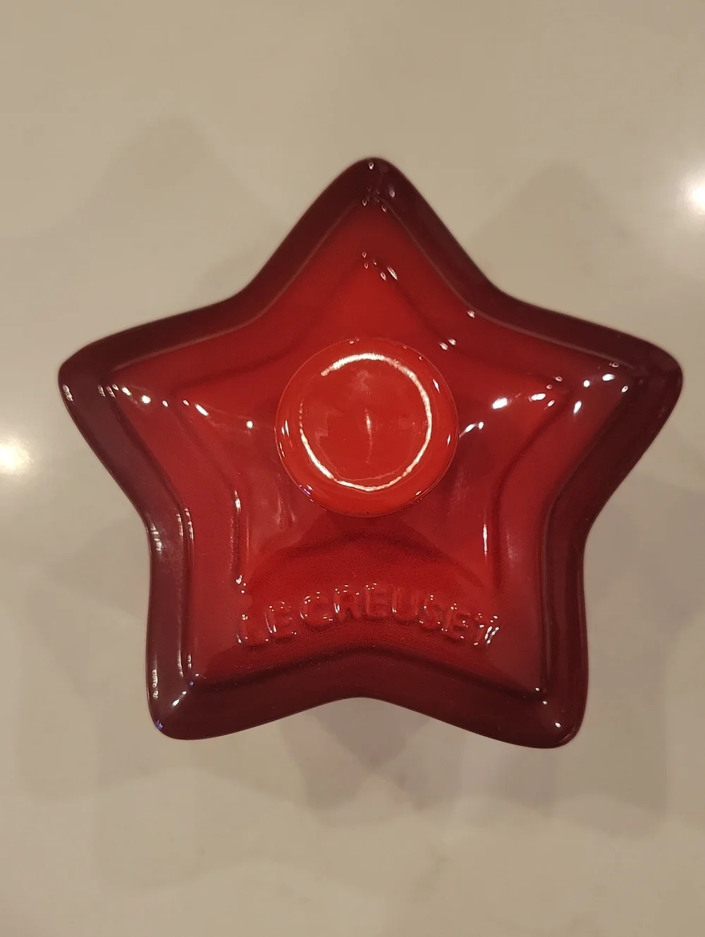 Retired Le Creuset Star Ramekin Storage Jar